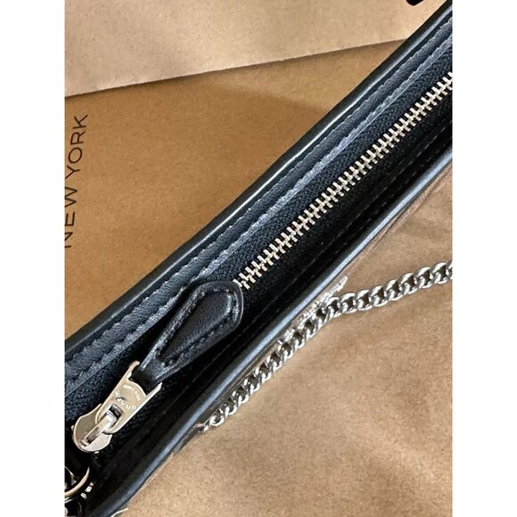 NWT COACH CY746 Slim Crossbody Bag in Signature Canvas & Leather With Bow Print - Picture 9 of 11